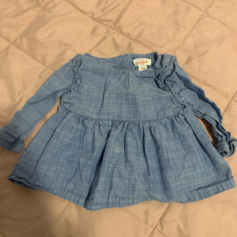 Long Sleeve Jean Shirt